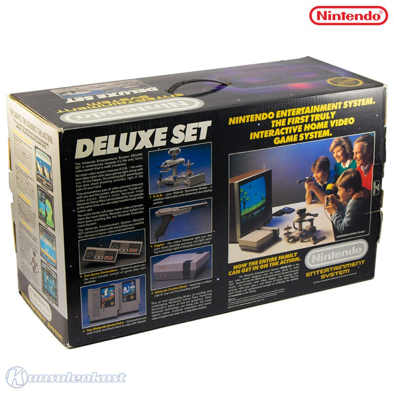 Konsole Deluxe Set + 2 Spiele + R.O.B. (US)