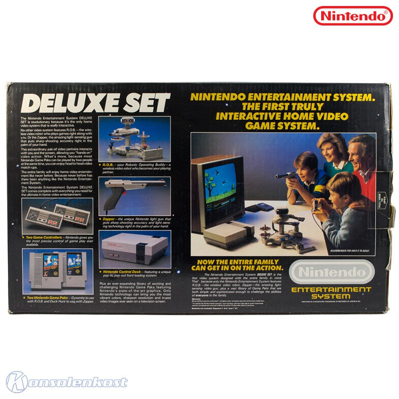 Konsole Deluxe Set + 2 Spiele + R.O.B. (US)