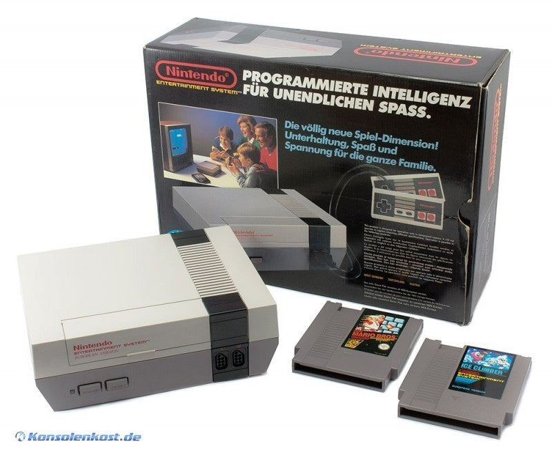 Konsole Ice Climber Set + 2 Spiele + 2 Original Controller