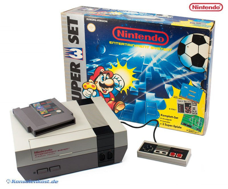 Konsole Super 3 Set + 3 Spiele + Original Controller
