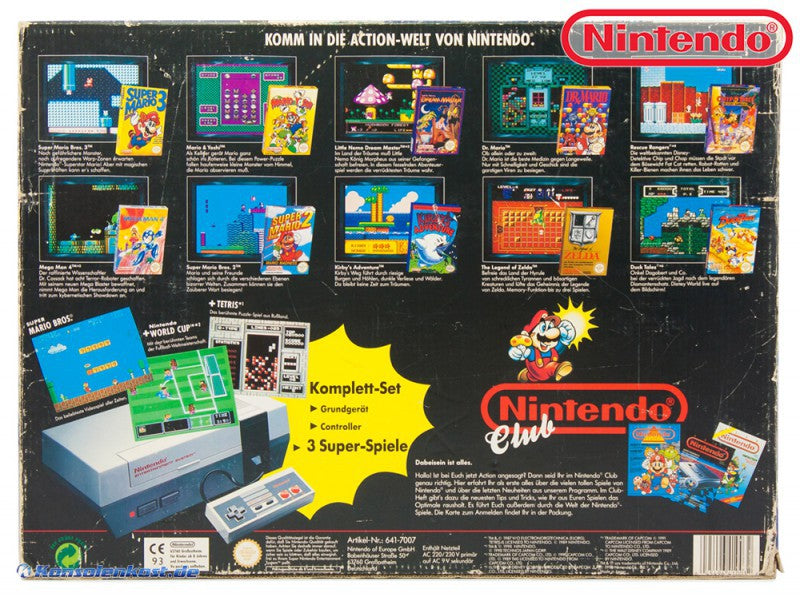 Konsole + 3 Spiele + Original Controller Super 3 Set