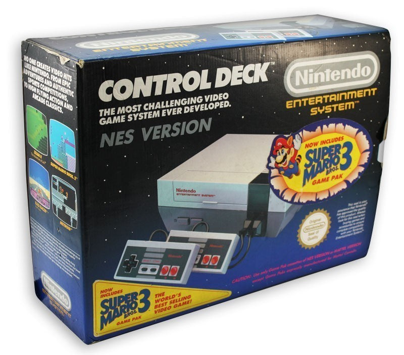 Konsole Super Mario Bros. 3 Bundle + Spiel + 2 Original Controller