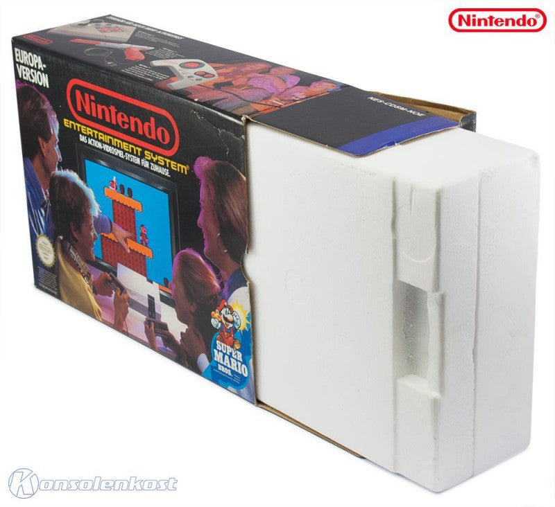 Konsole Super Mario Bros. Set + Spiel + 2 Original Controller