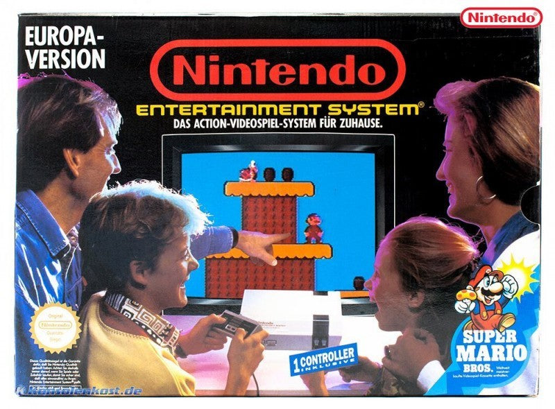 Konsole Super Mario Bros. Set + Spiel + Original Controller