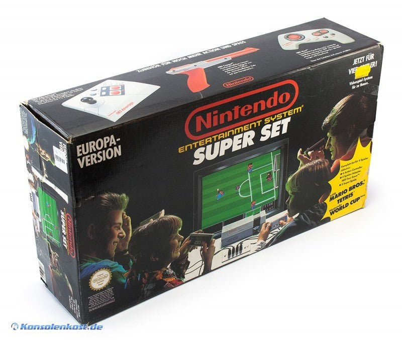 Konsole Super Set + Spiel + 4 Original Controller + Four Score