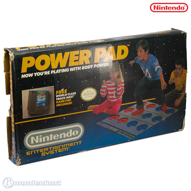 Original US Nintendo Power Pad NES-028 + World Class Track Meet (US)