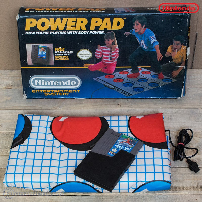 Original US Nintendo Power Pad NES-028 + World Class Track Meet (US)