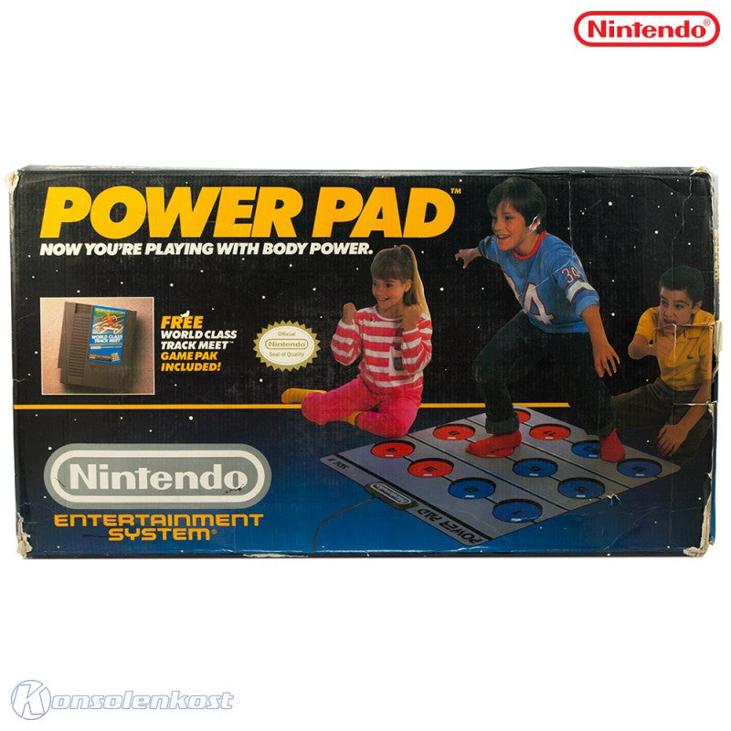 Original US Nintendo Power Pad NES-028 + World Class Track Meet (US)