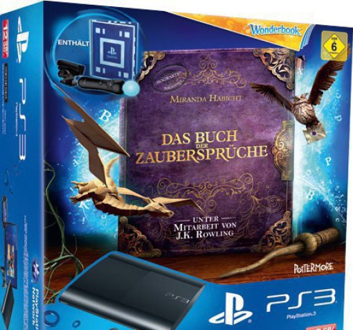 Konsole Super Slim 12GB + Original Controller + Move Pack + Wonderbook