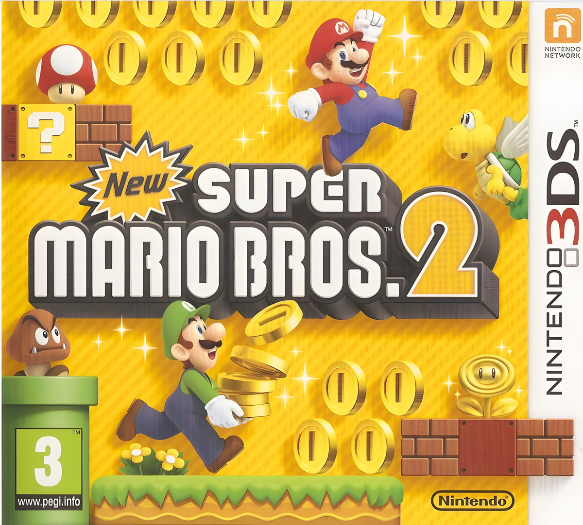 Das Cover von New Super Mario Bros. 2 für Nintendo 3DS