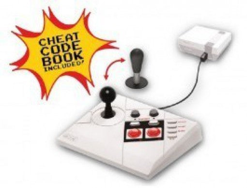 Mini Classic Arcade Stick Controller + Cheat Code Buch [Steelplay]