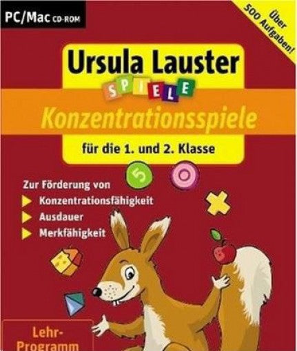 Ursula Lauster: Neue Konzentrationsspiele für die 1 und 2. Klasse