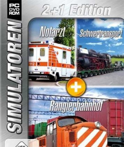 Simulator Bundel: Notarzt, Schwertransport, Rangier