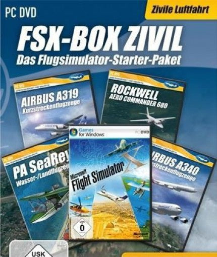Flight Simulator X - Box Zivil