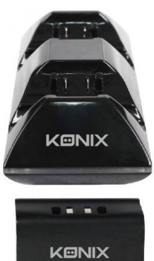 Ladestation für 2 Controller + 2 Akkus [Konix]