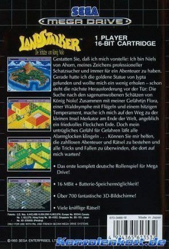 Landstalker: Die Schätze von König Nolo (DE)