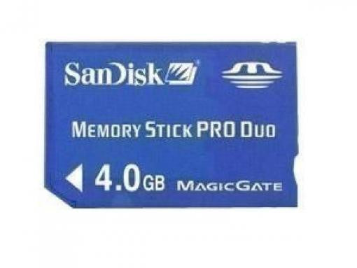 Memory Stick / Speicherkarte Pro Duo 4GB MagicGate blau [SanDisk]