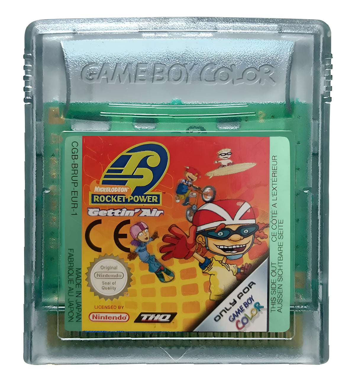 Das Modul von Nickelodeon's Rocket Power: Gettin Air für GameBoy Color