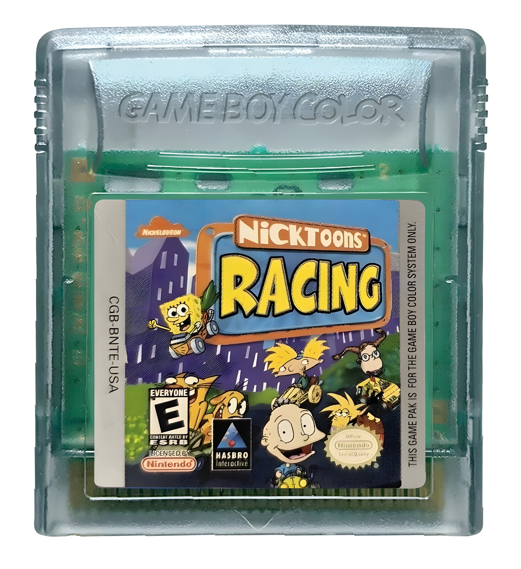 Das Modul von Nicktoons Racing für GameBoy Color