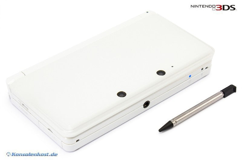 Konsole + Netzteil Ice White / weiß