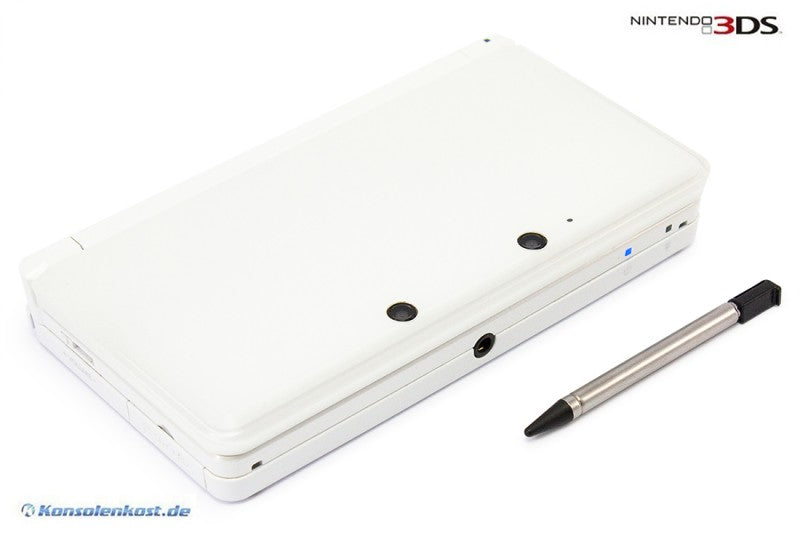 Konsole + Netzteil Ice White / weiß