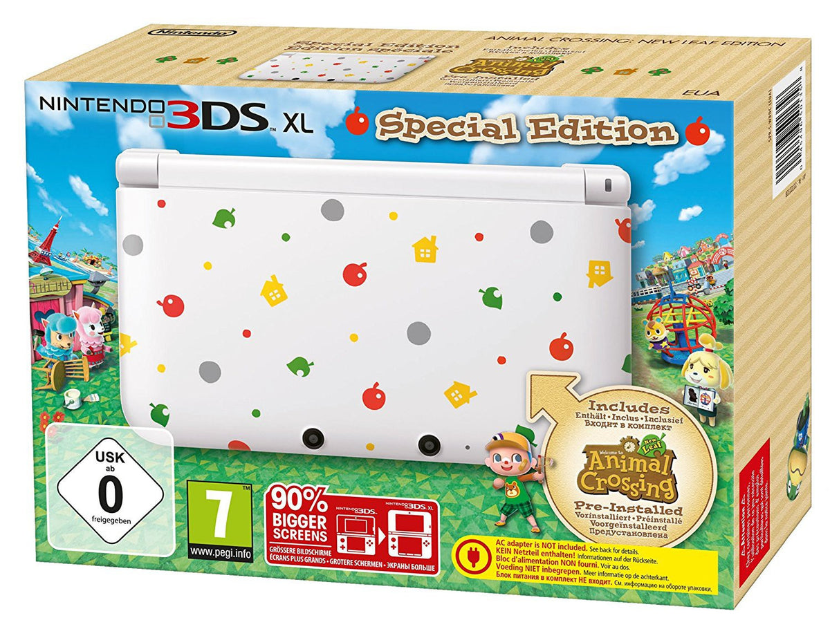 Konsole XL Animal Crossing Edit. + Netzteil