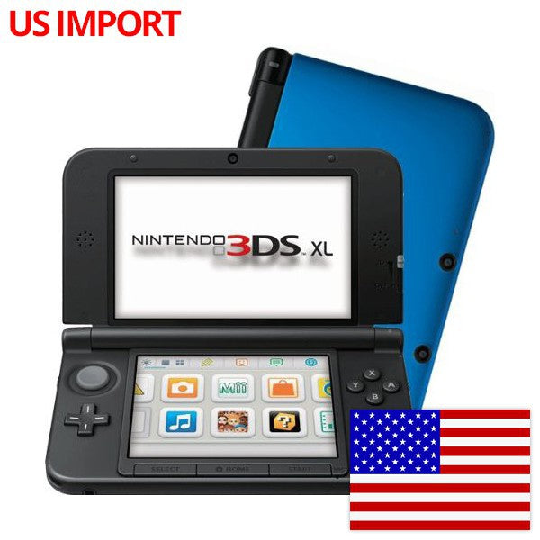 Konsole XL blau / schwarz + Netzteil (US)