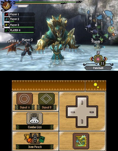 Konsole XL Monster Hunter 3U Edition + Netzteil