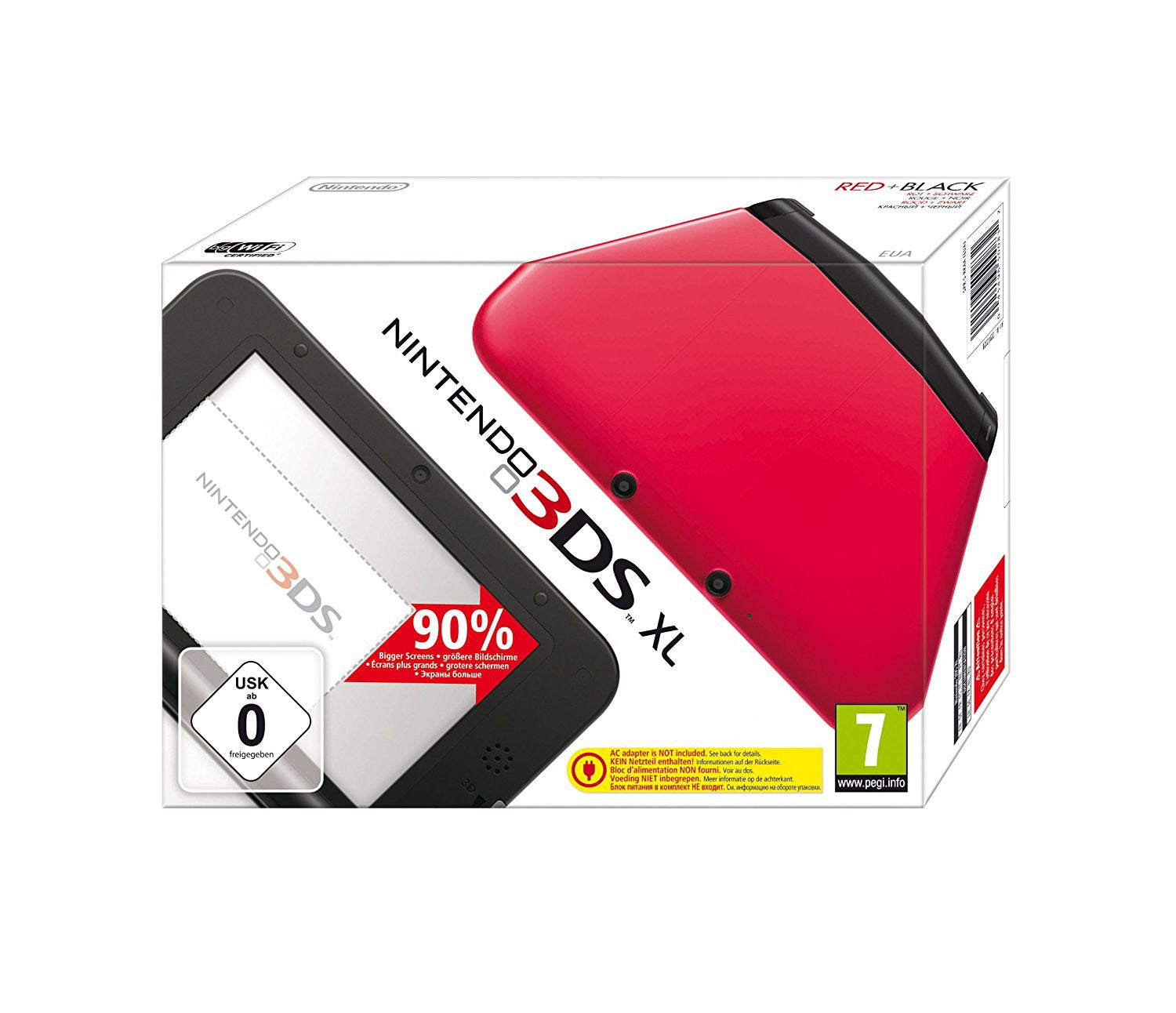 Konsole XL rot + Netzteil