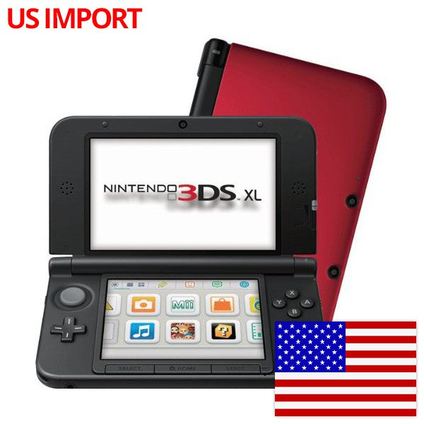 Konsole XL rot / schwarz + Netzteil (US)