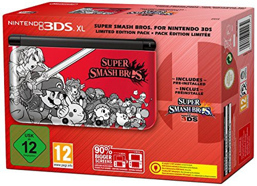 Konsole XL Super Smash Bros Edit. + Spiel vorinst. + Netzteil