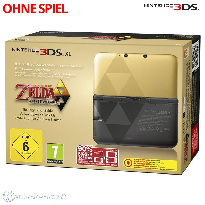 Konsole XL Zelda Link Between Worlds Edition + Netzteil
