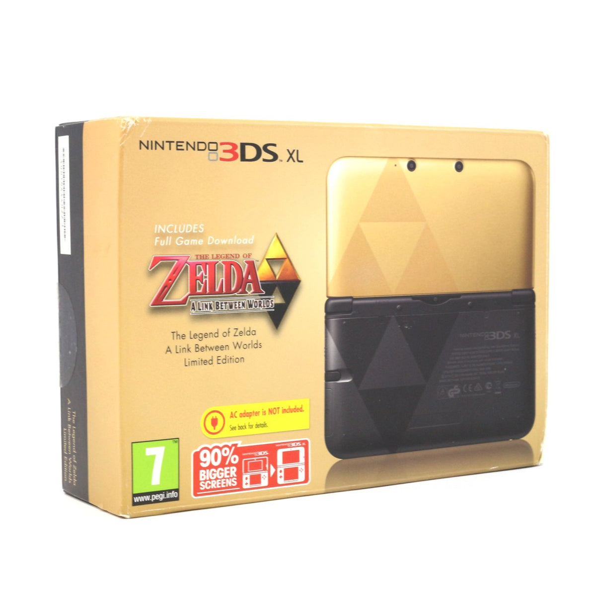 Konsole XL Zelda Link Between Worlds Edition + Spiel vorinst. + Netzteil
