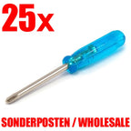 25 x Schraubenzieher / Schraubendreher