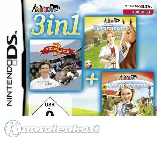 3in1 Tiere Vol. 2: Tierarztpraxis + TP Australien + Riding Star 3 (DE)