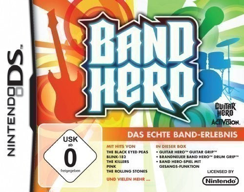 Band Hero + Guitar Grip + Drum Grip Controllers (DE)