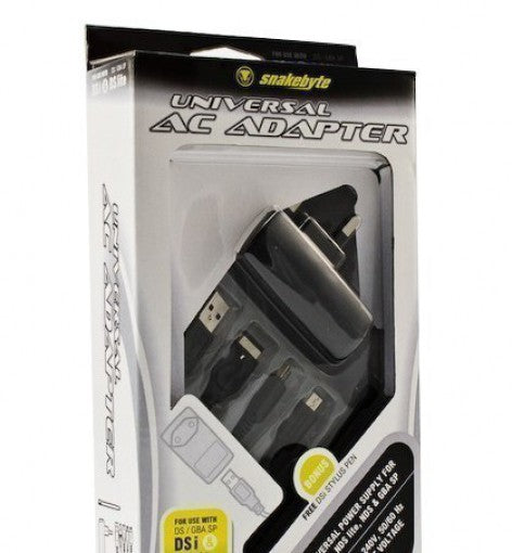 GBA-SP/NDS/NDS-Lite/DSi/DSi-XL - Universal AC Charger UK-Stecker [Snakebyte]