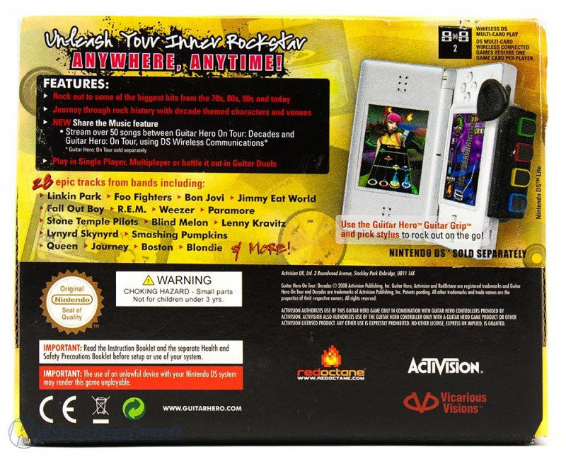 Guitar Hero On Tour: Decades + Guitar Grip (GB)