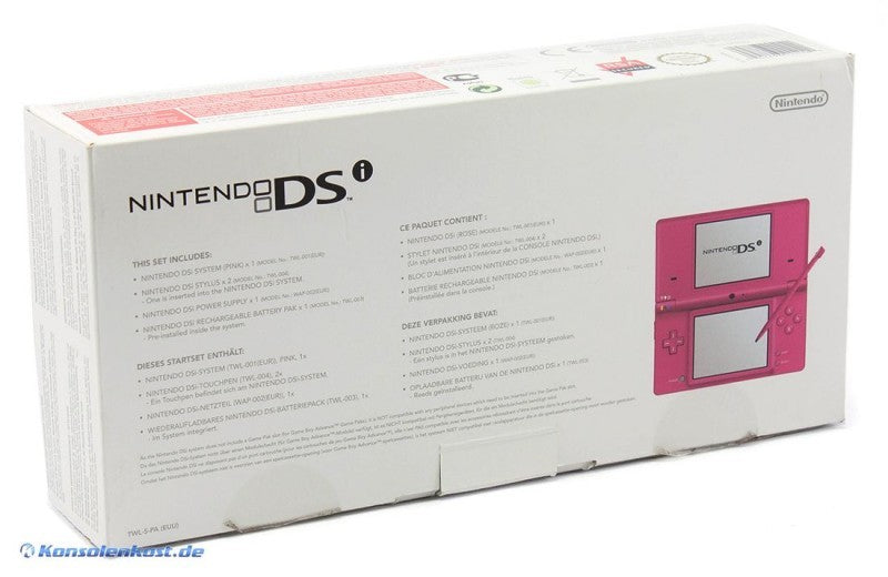 Konsole DSi pink rosa + Netzteil