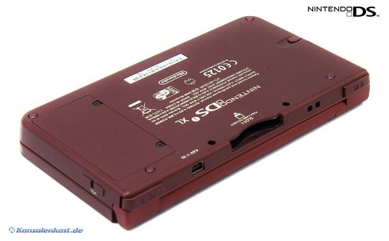 Konsole DSi XL Bordeaux-Rot + Brain Training vorinstalliert