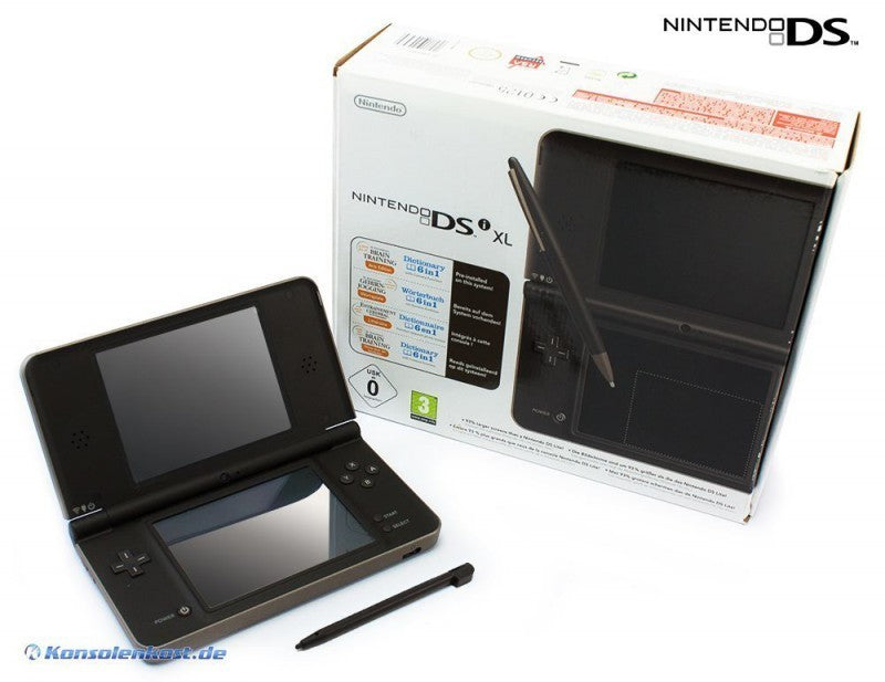 Konsole DSi XL dunkelbraun + Netzteil