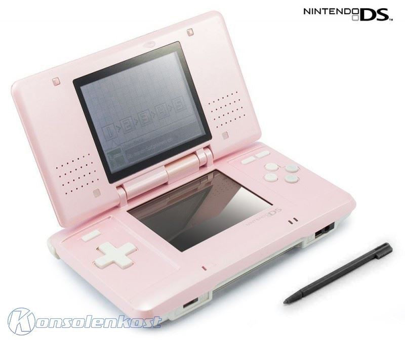Konsole pink + Netzteil