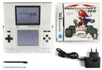 Konsole silber / platin + MARIO KART DS Spiel + Netzteil