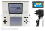 Konsole silber / platin + MARIO KART Spiel + Netzteil