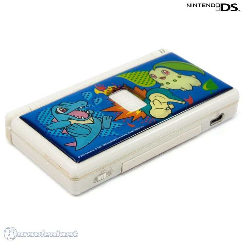 Konsole Custom Design Pokemon Silber & Gold + Netzteil