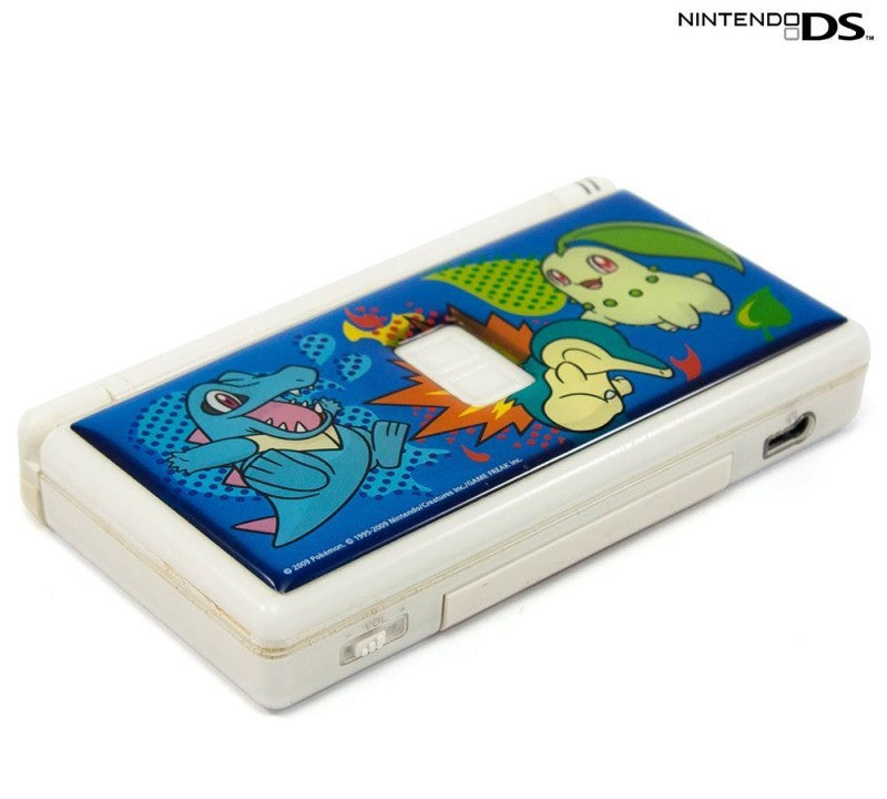 Konsole Custom Design Pokemon Silber & Gold + Netzteil