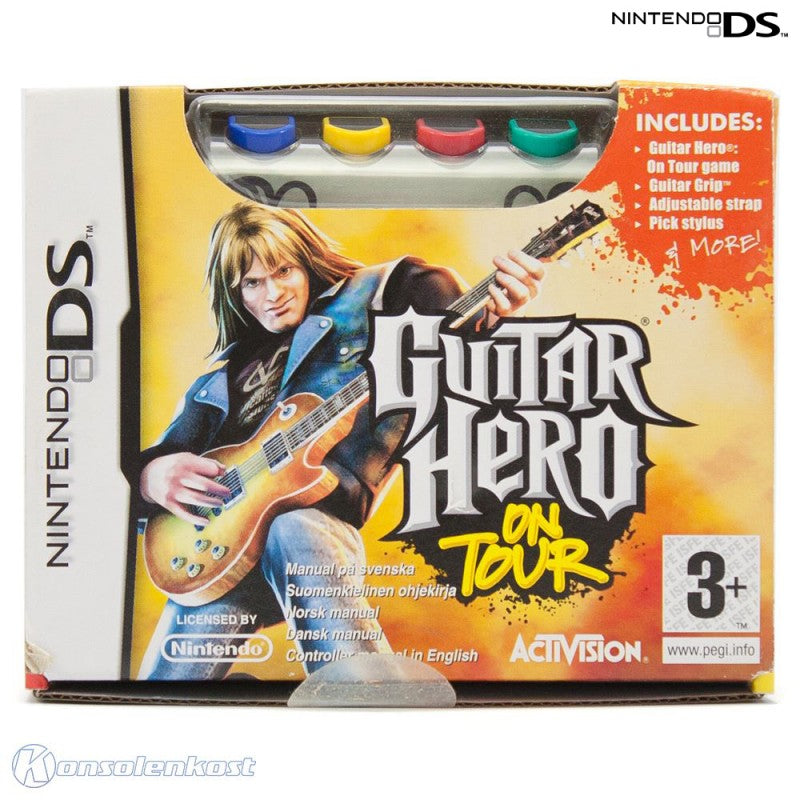 Konsole Guitar Hero Pak + Spiel + Guitar Grip + Netzteil — Limited Edition