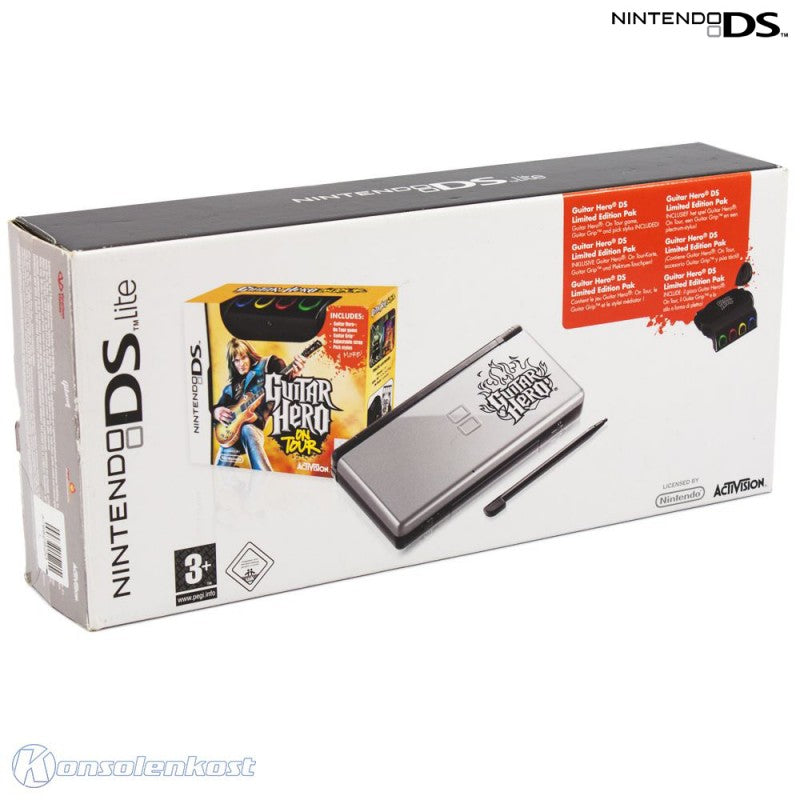 Konsole Guitar Hero Pak + Spiel + Guitar Grip + Netzteil — Limited Edition
