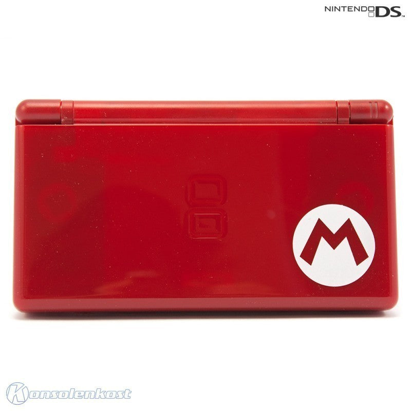 Konsole Lite + Netzteil rot Mario Edition Custom Case