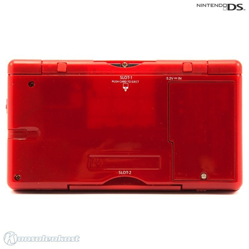 Konsole Lite + Netzteil rot Mario Edition Custom Case